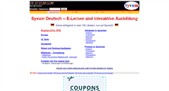 Desktop Screenshot of de.syvum.com
