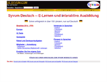Tablet Screenshot of de.syvum.com